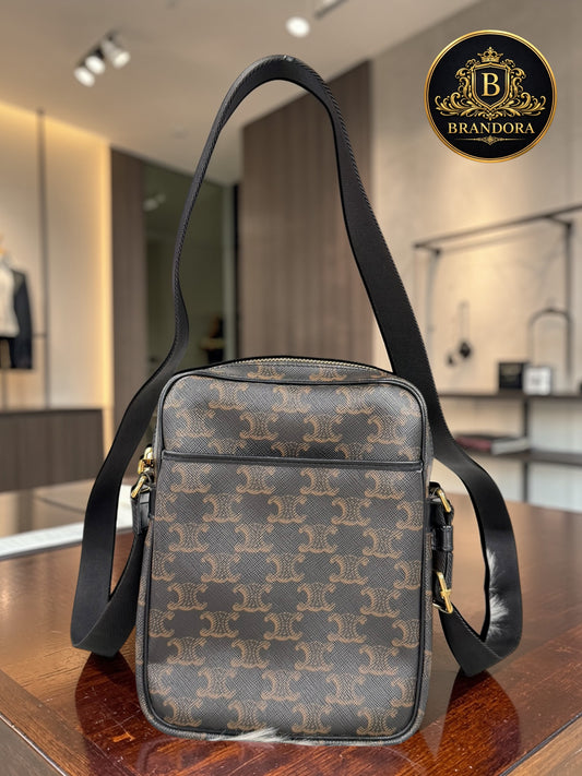 Celine Triomphe Canvas Crossbody Bag